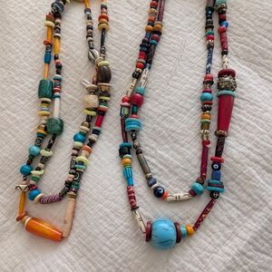 Colorful Beaded Necklace Set